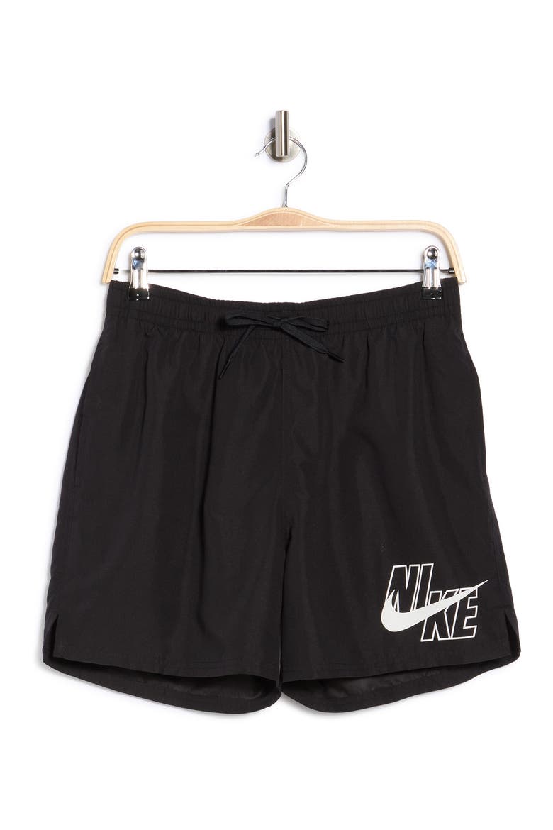 5-Inch Volley Swim Shorts, Alternate, color, BLACK