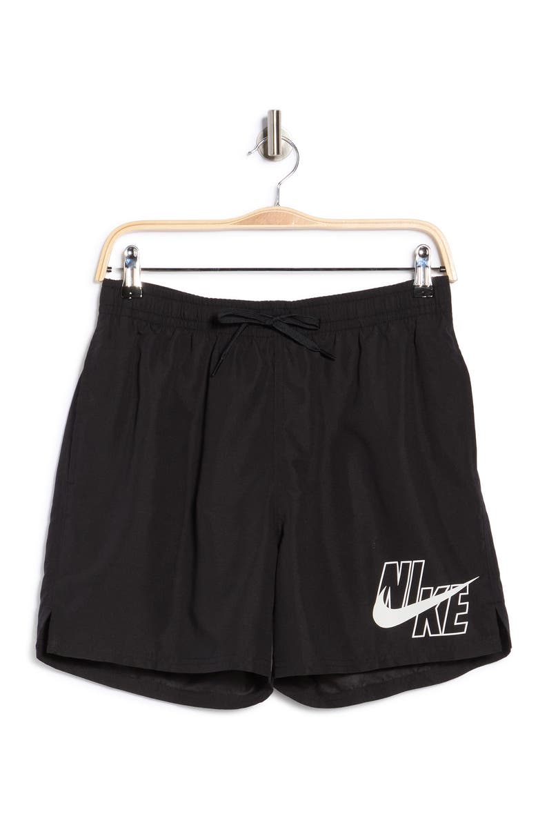 Nike 5-Inch Volley Swim Shorts, Main, color, Black