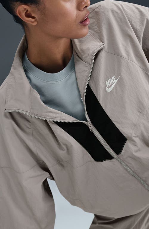 Nike Sportswear Oversize Jacket In Gray