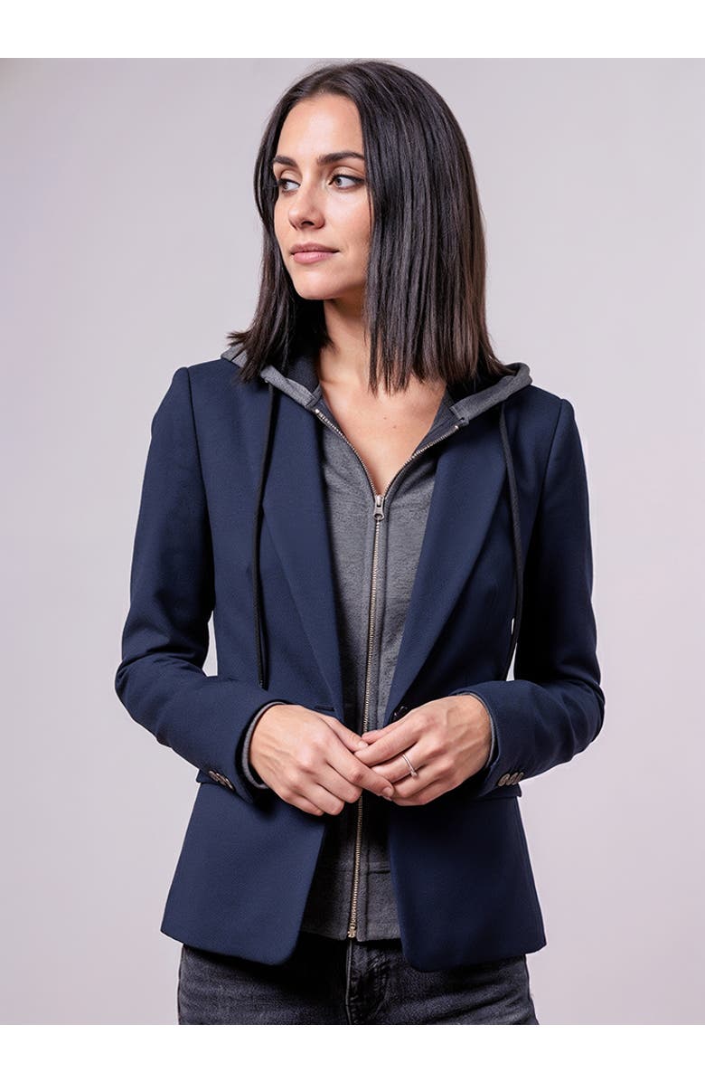 Central Park West Ryder Dickie blazer, Main, color, Navy/ Grey Navy