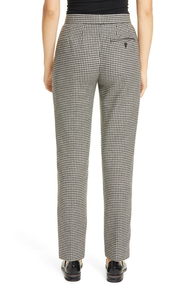 Polo Ralph Lauren Houndstooth Check Wool Blend Trousers, Alternate, color, 