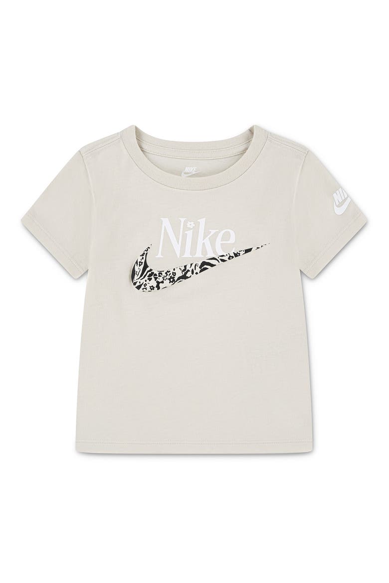 Wildflower Futura Graphic Tee, Main, color, LIGHT OREWOOD BROWN