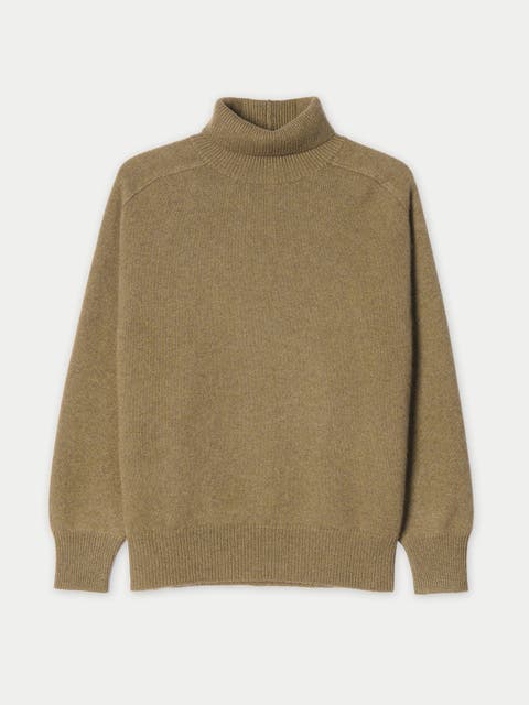 Unisex High-Neck Cashmere Sweater