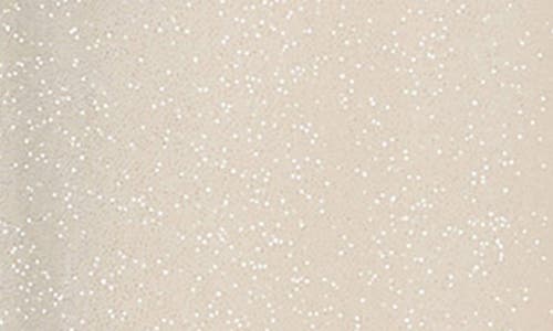 Sl Fashions Glitter Capelet Chiffon Gown In Neutral