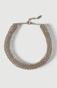 Brunello Cucinelli Sterling silver choker
