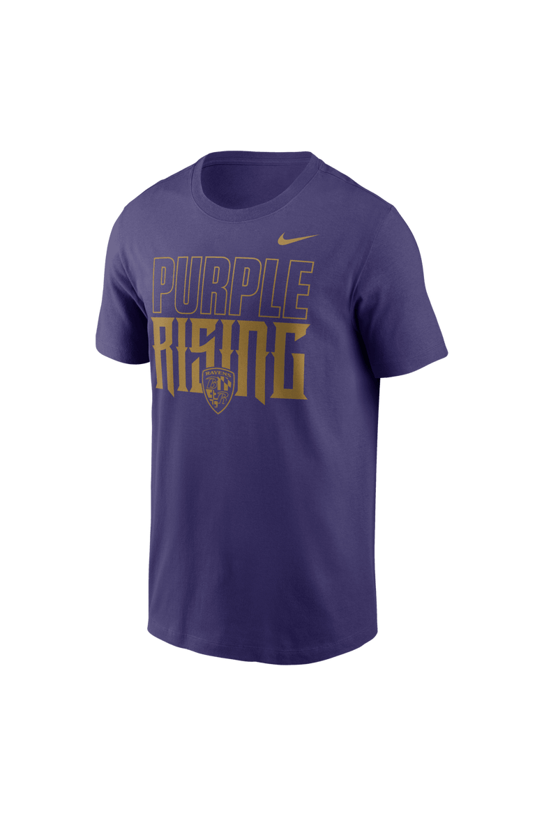 Men's Nike  Purple Baltimore Ravens Pursuit Power T-Shirt, Alternate, color, Purple