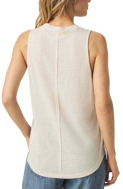 SPLENDID SPLENDID CADY CREWNECK LINEN BLEND TANK 