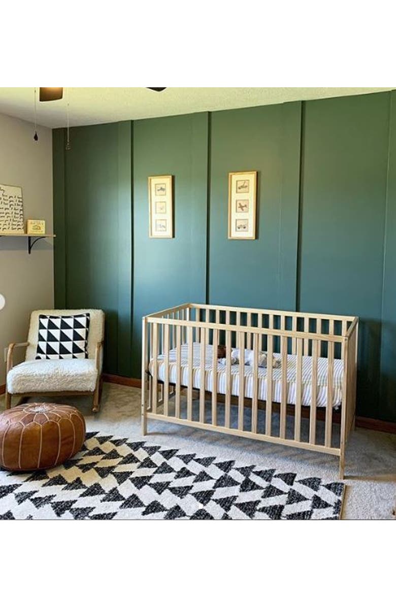 Ely's & Co. Baby Fitted Waterproof Crib Sheet Set 2 Pack, Alternate, color, Taupe Stripes & Splash