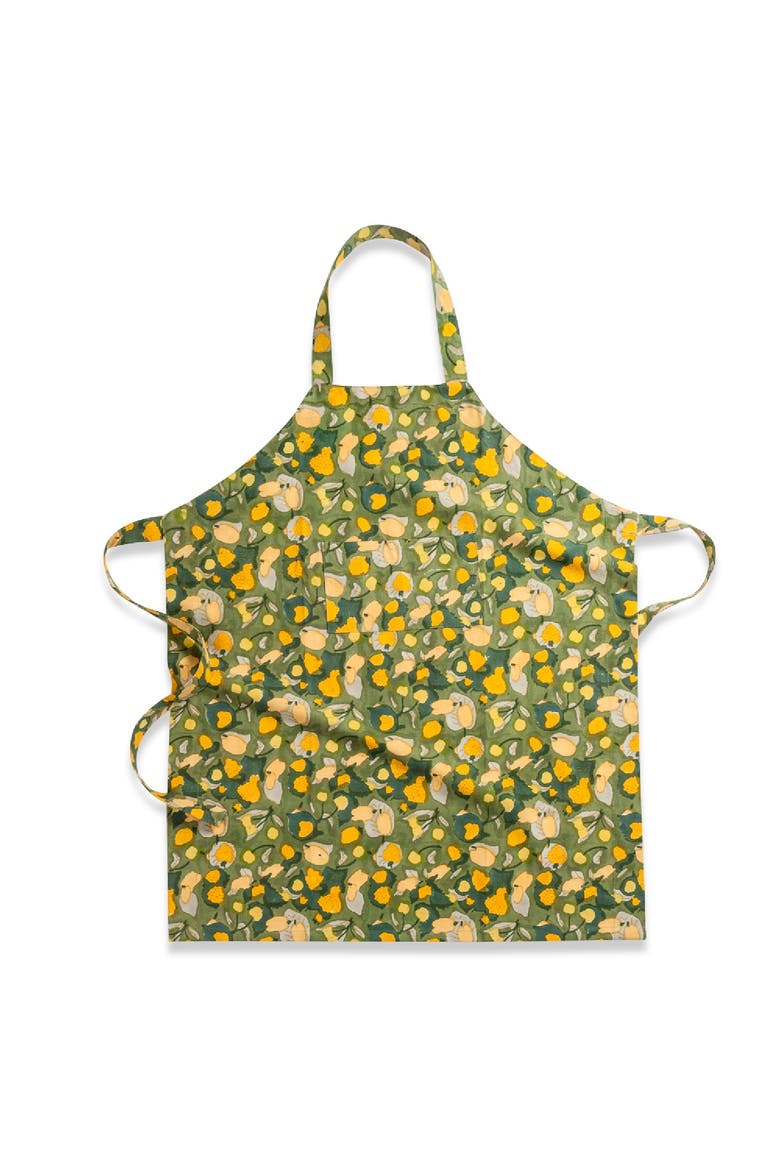 Fruit Apron, Main, color, Yellow/Green 32" x 36"