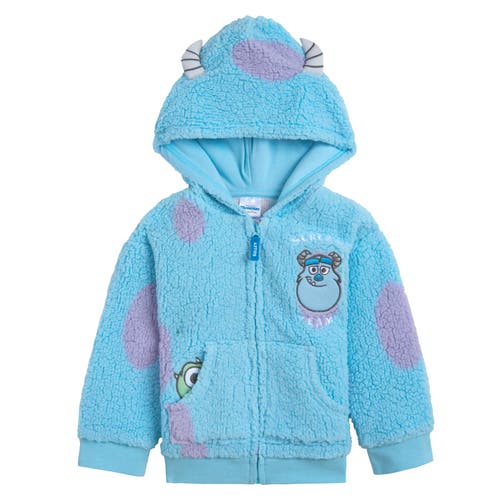 Disney Kids' Faux Shearling Hoodie In Blue