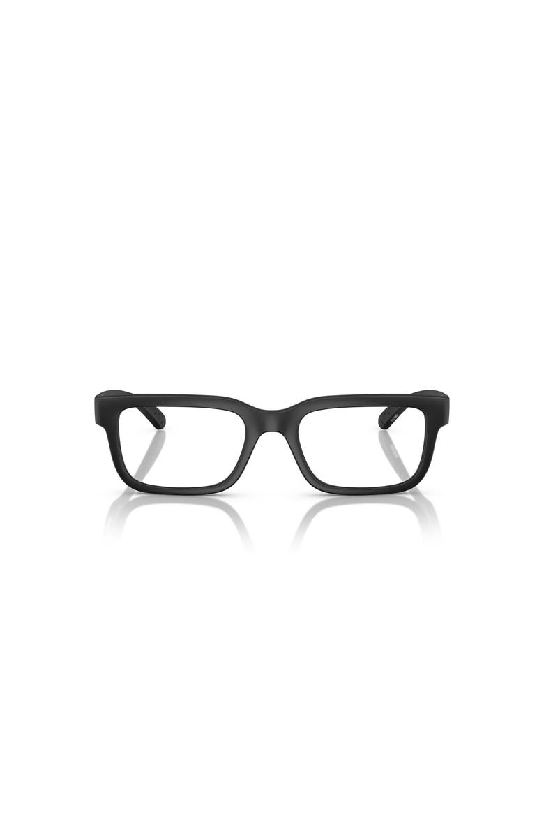 ARNETTE 49mm Rectangle optical glasses, Alternate, color, Black