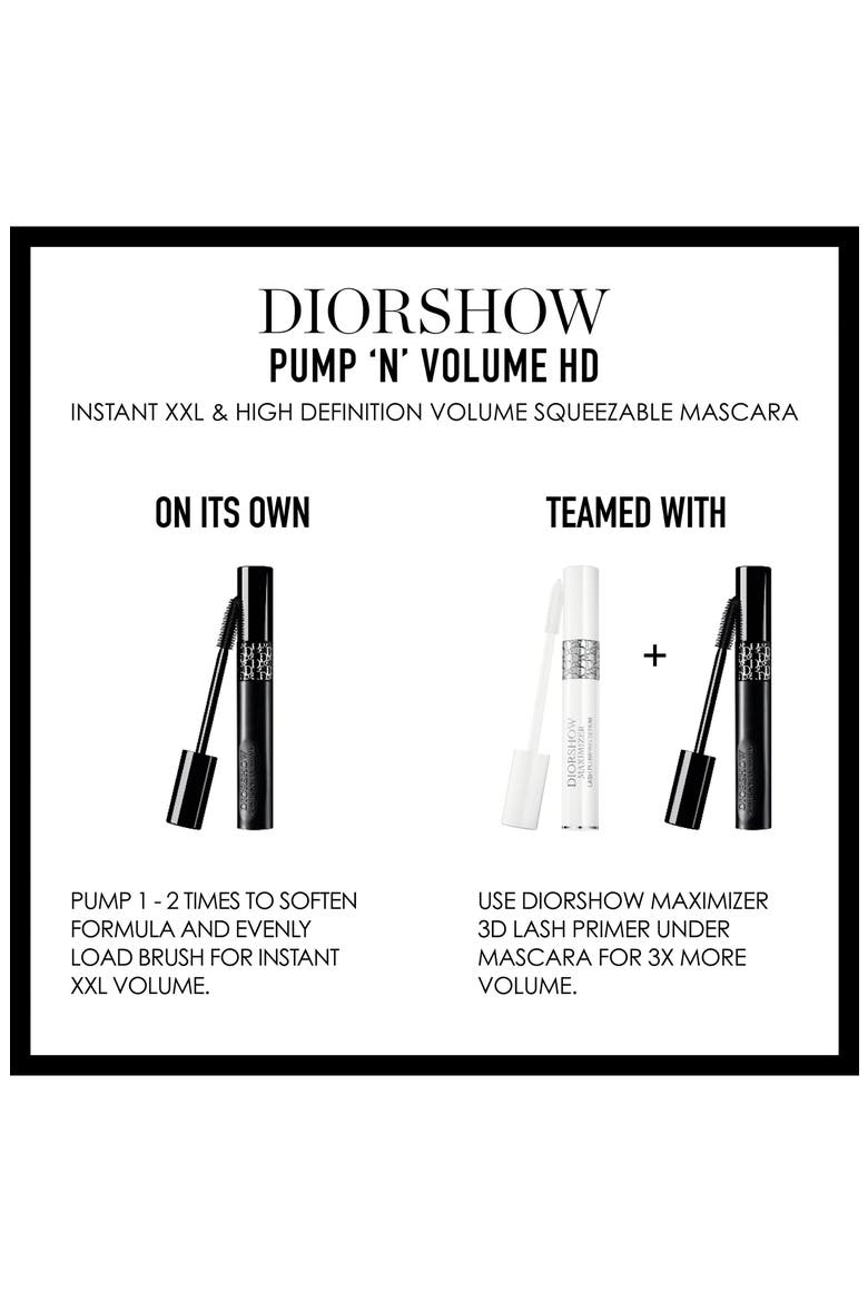Diorshow Pump n Volume HD Mascara, Alternate, color, 090 BLACK PUMP