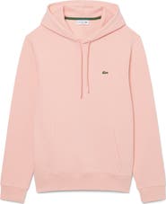 Lacoste Lightweight Cotton Fleece Pullover Hoodie