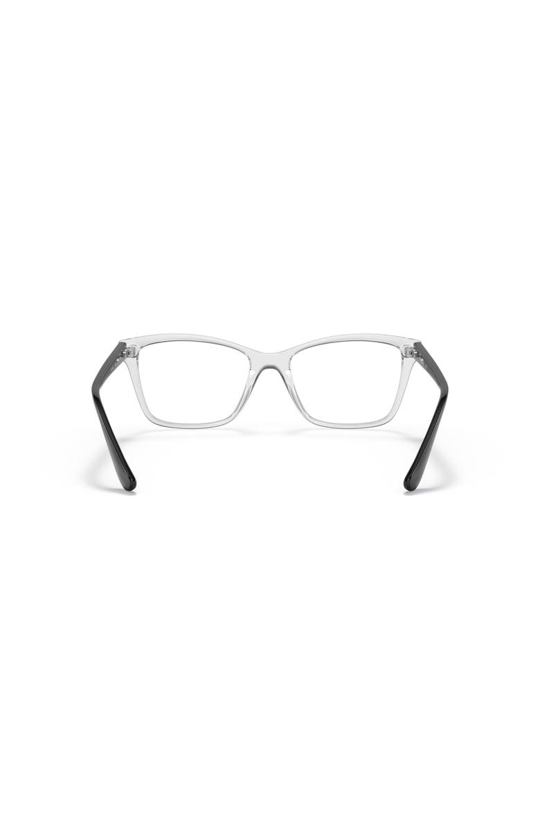 Vogue Eyewear 51mm Rectangle optical glasses, Alternate, color, Transparent