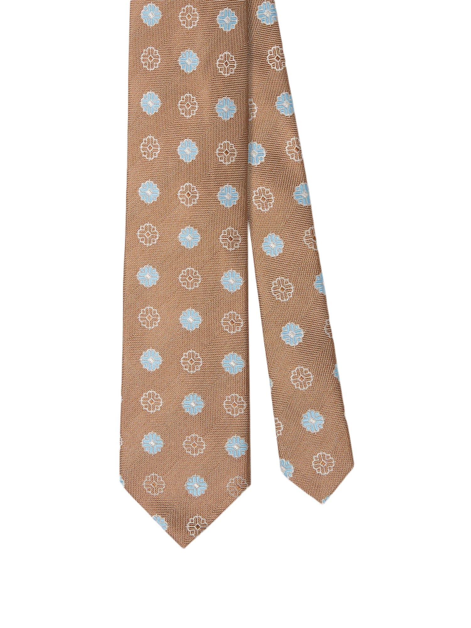 Robert Talbott Robert Blue Flower Jacquard Best Of Class Necktie In Multi