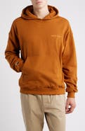 Brixton Oversize Embroidered Logo Heavyweight Hoodie