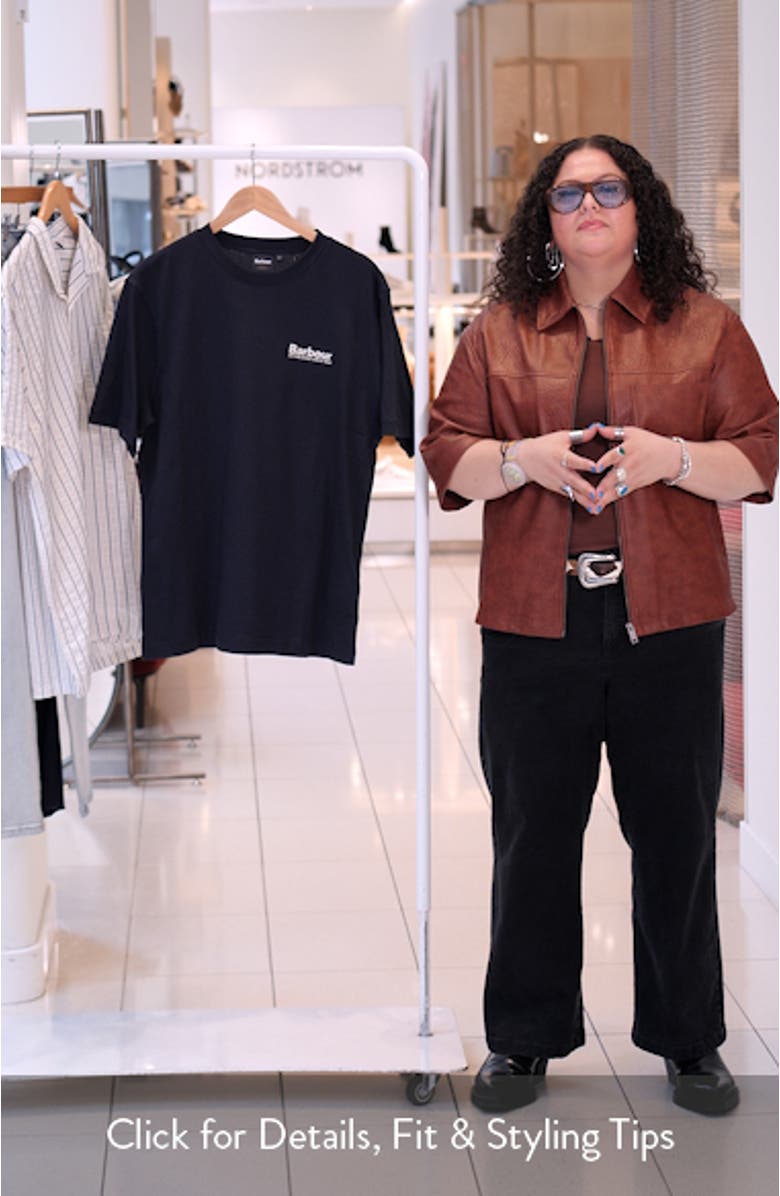 Moonwell Relaxed Fit Cotton Graphic T-Shirt, sales video thumbnail