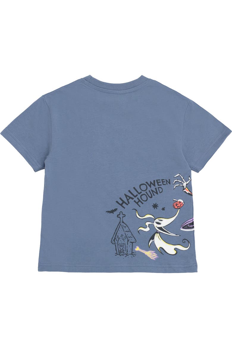 Nightmare Before Christmas 2-Pack Short Sleeve T-Shirts, Alternate, color, Jack Zero Slate Blue