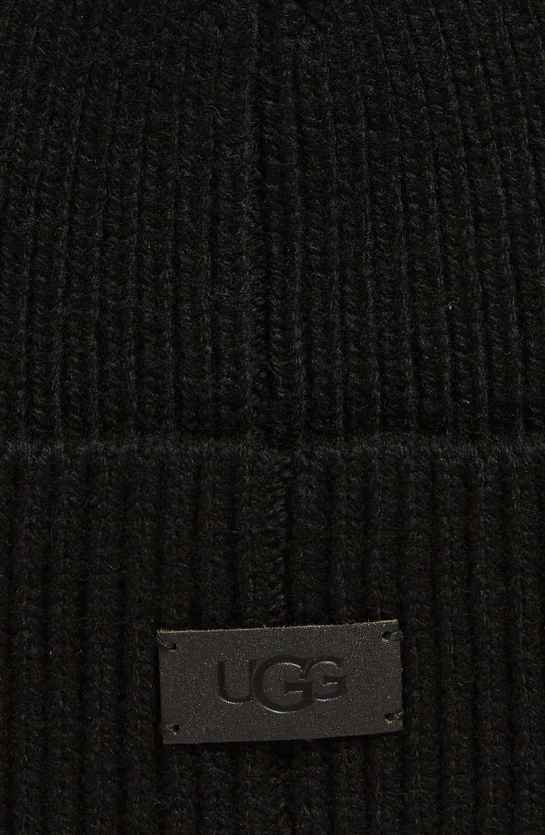 UGG<sup>®</sup> Wide Cuff Rib Beanie, Alternate, color, 