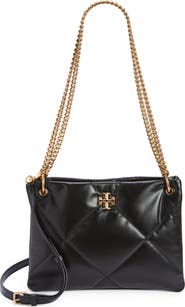 Tory Burch Small Kira Diamond Quilted Leather Shoulder Bag