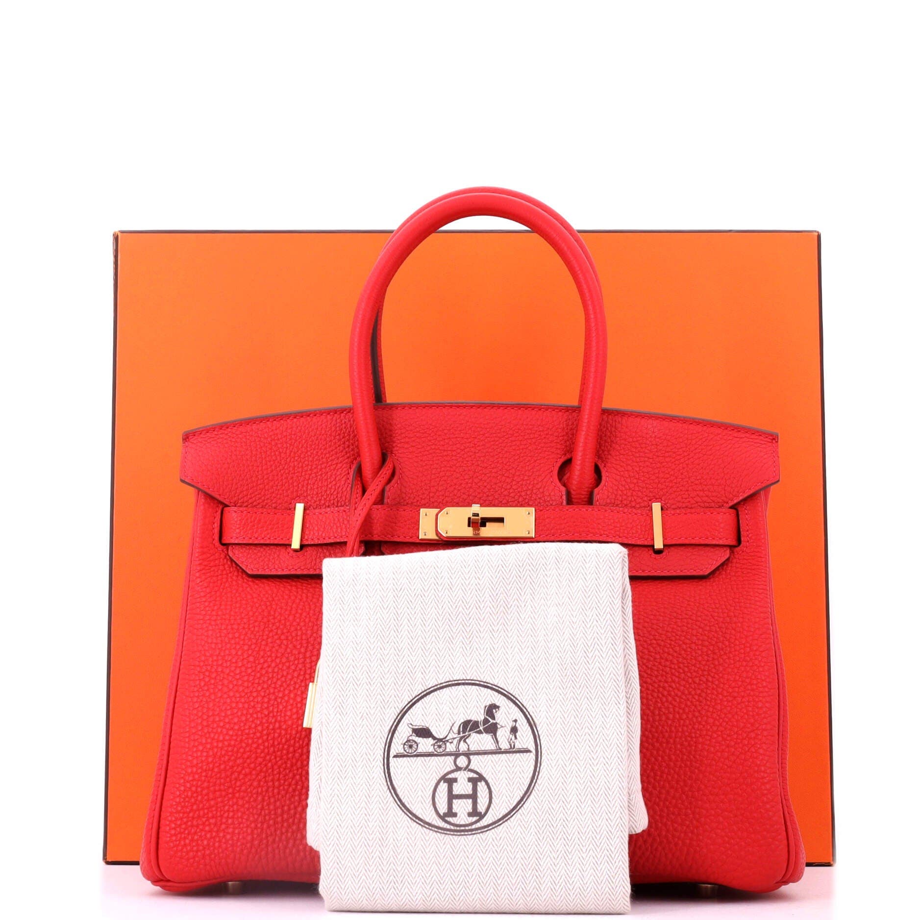 Pre-Owned Hermes Birkin Handbag Red Togo with Gold Hardware 30, Alternate, color, Rouge Casaque