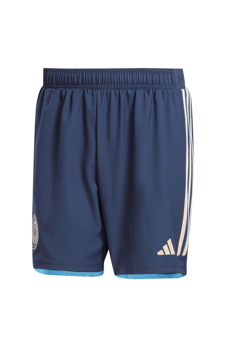 adidas Men's adidas Navy Philadelphia Union 2024 Home Authentic Shorts, Main, color, 