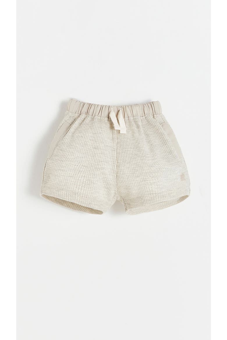 Waffle Short for Infant, Main, color, GREY/MELANGE