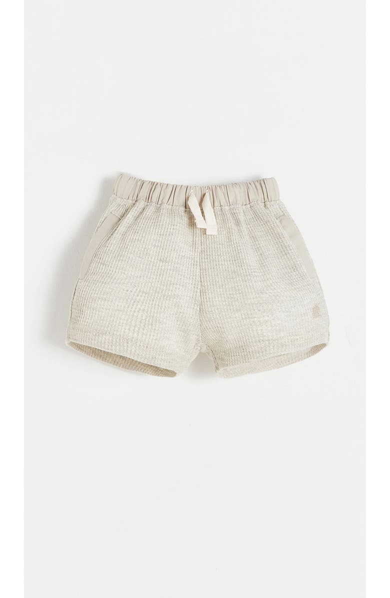 Babycottons Waffle Short for Infant, Main, color, Grey/Melange
