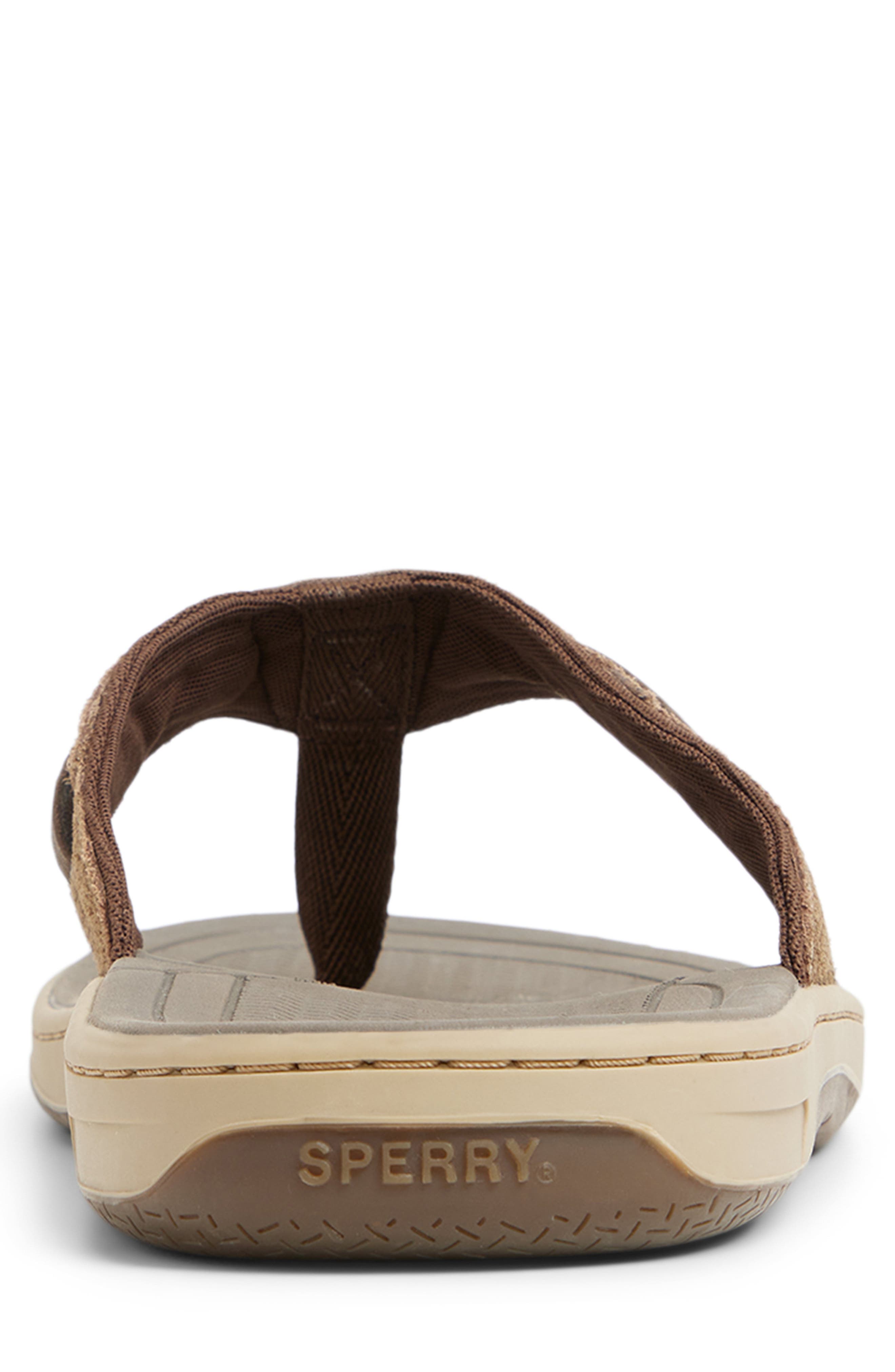 Sperry Baitfish Flip Flop, Alternate, color, Taupe