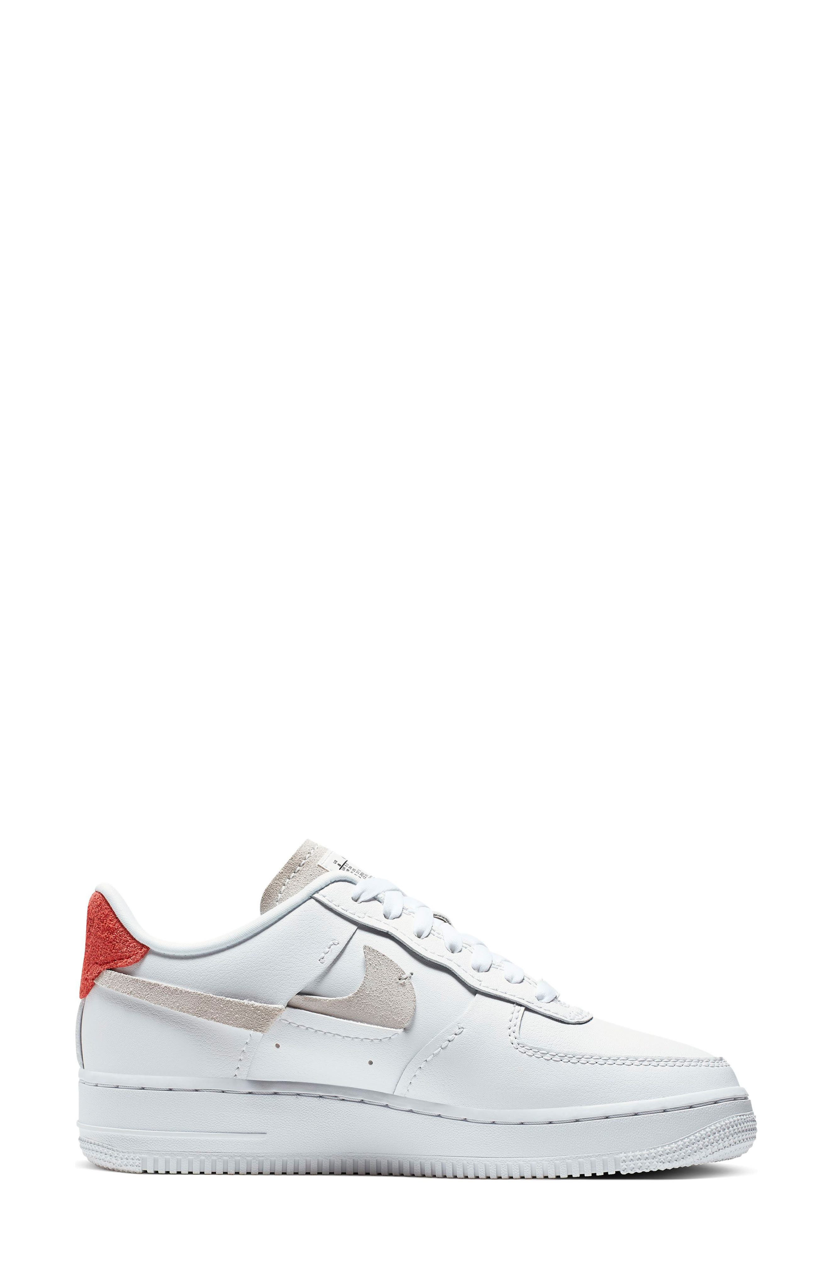 Air Force 1 '07 LX Sneaker, Alternate, color, WHITE/ PLATINUM TINT/ ROYAL