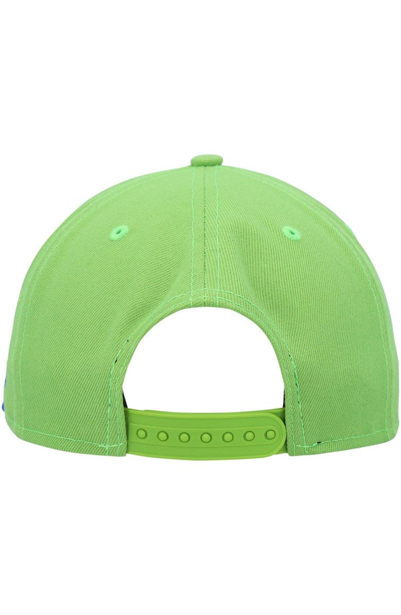 New Era Men's New Era Rave Green Seattle Sounders FC Script Golfer Adjustable Hat, Alternate, color, Green
