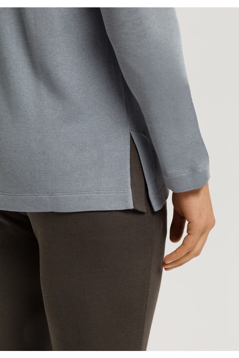 Woolen Comfort Tencel And Cashmere Top, Alternate, color, Cliff Grey