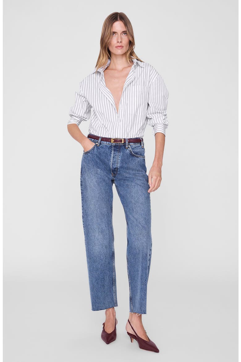 Scott Shirt, Main, color, White / Black Stripe