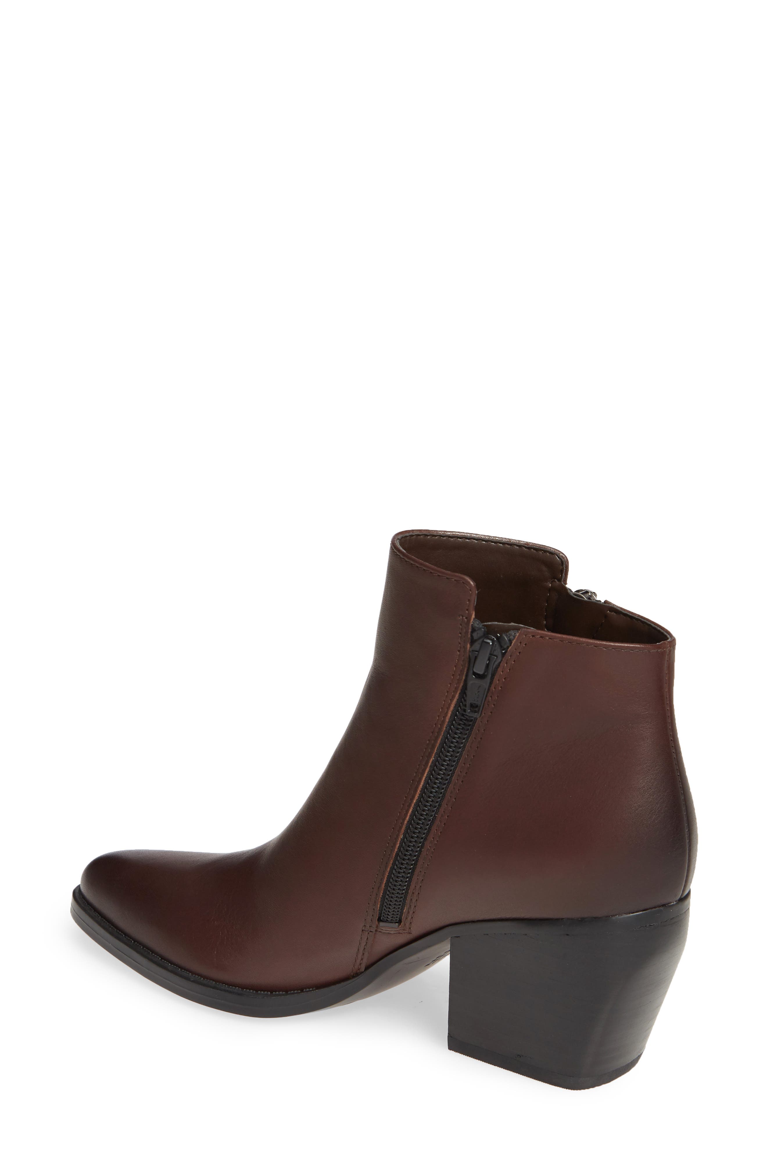 Freya Bootie, Alternate, color, CHOCOLATE LEATHER