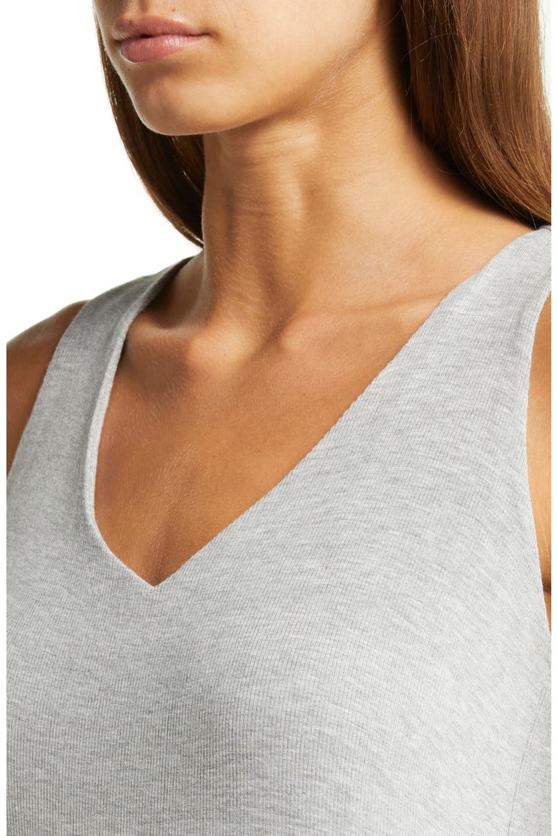 Rib Knit Nightgown, Alternate, color, GREY