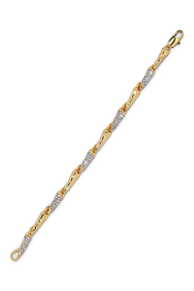 Solanales Crystal Spear Bracelet, Alternate, color, GOLD/ CRYSTALS