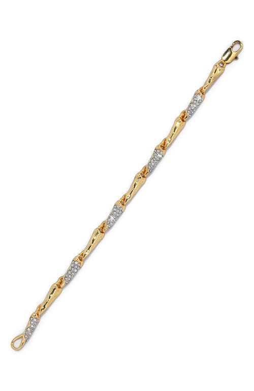 Alexis Bittar Solanales Crystal Spear Bracelet In Gold
