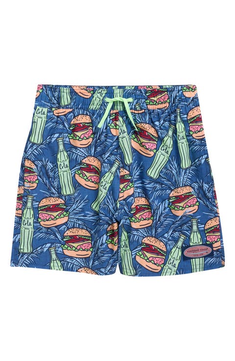 Kids' Chappy Beach Print Swim Trunks (Toddler, Little Kid & Big Kid)