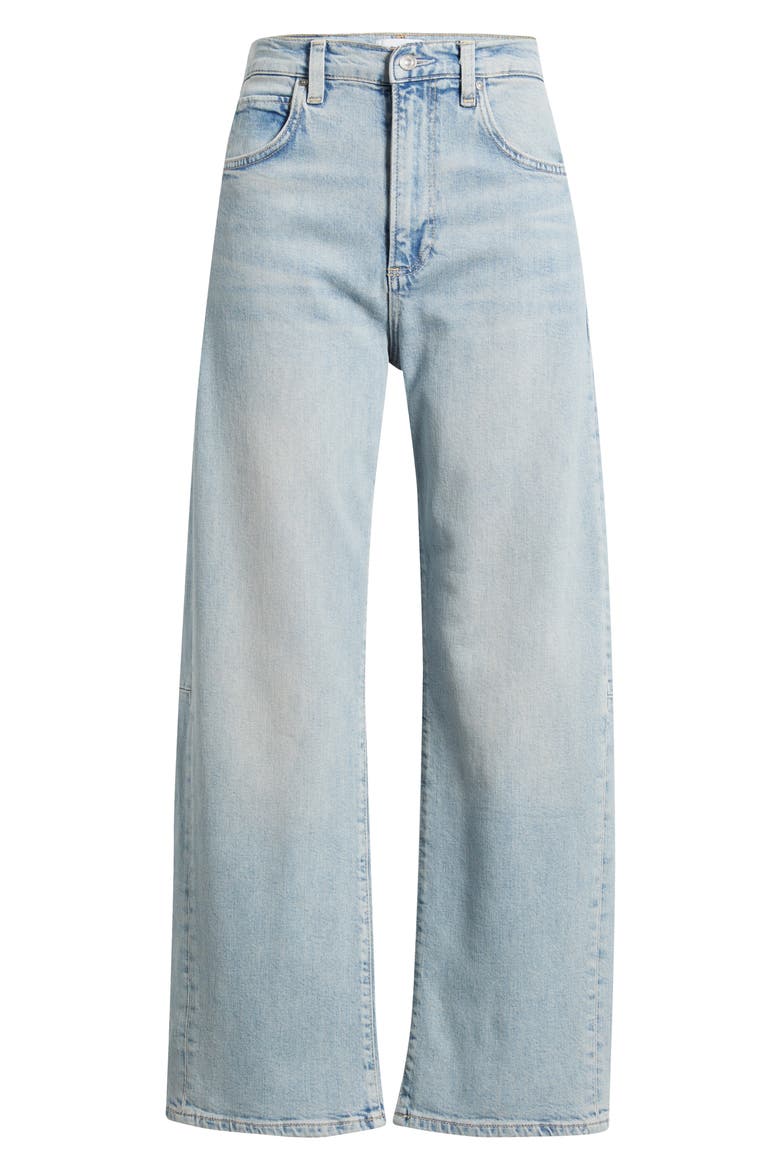 Arellia High Waist Skimmer Barrel Jeans, Alternate, color, MARVISTA