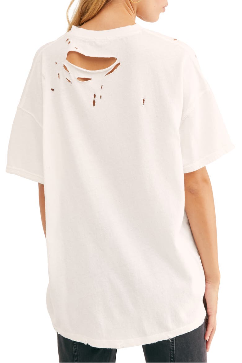 Rubi Ripped Pocket T-Shirt, Alternate, color, OPTIC WHITE