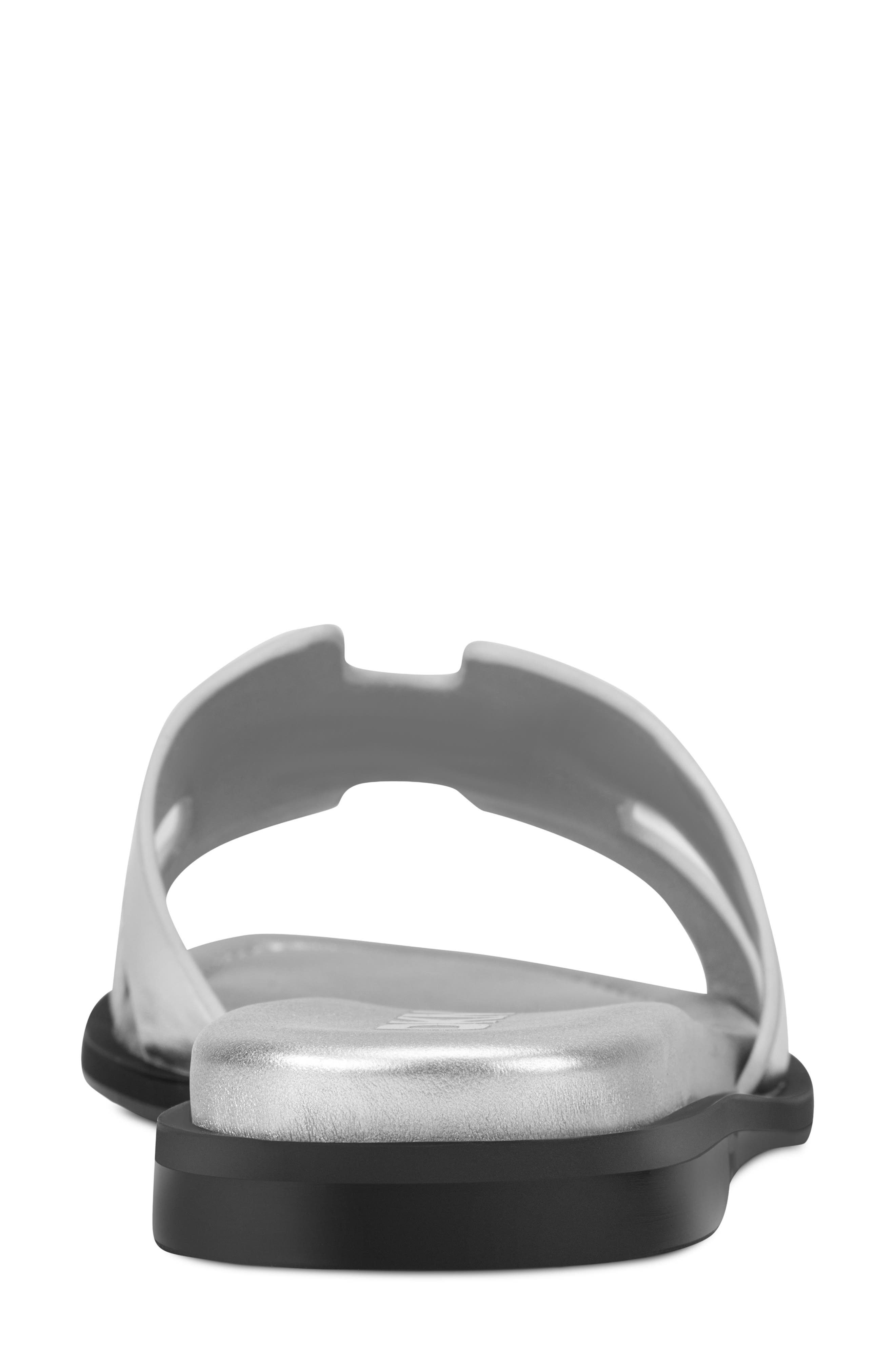 DKNY Columba Slide Sandal, Alternate, color, Silver