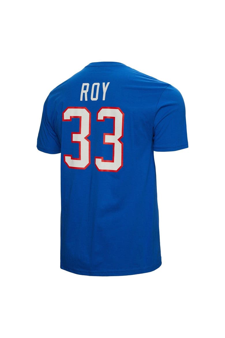 Men's Mitchell & Ness Patrick Roy Blue Montreal Canadiens  Name & Number T-Shirt, Alternate, color, Blue