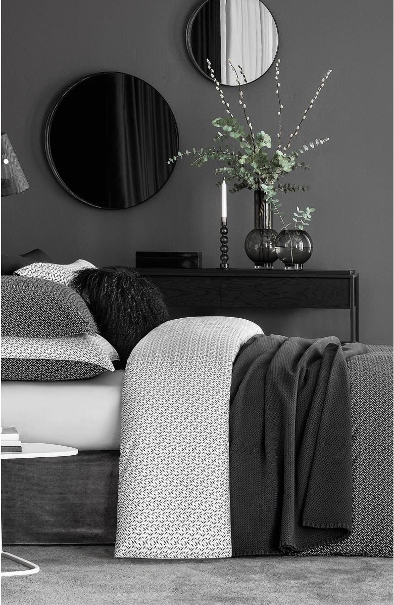 Togas Kenneth Duvet Cover, Alternate, color, Black