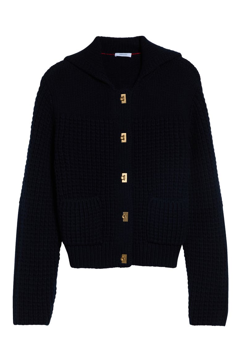 Wool & Cashmere Cardigan, Main, color, NEW NAVY