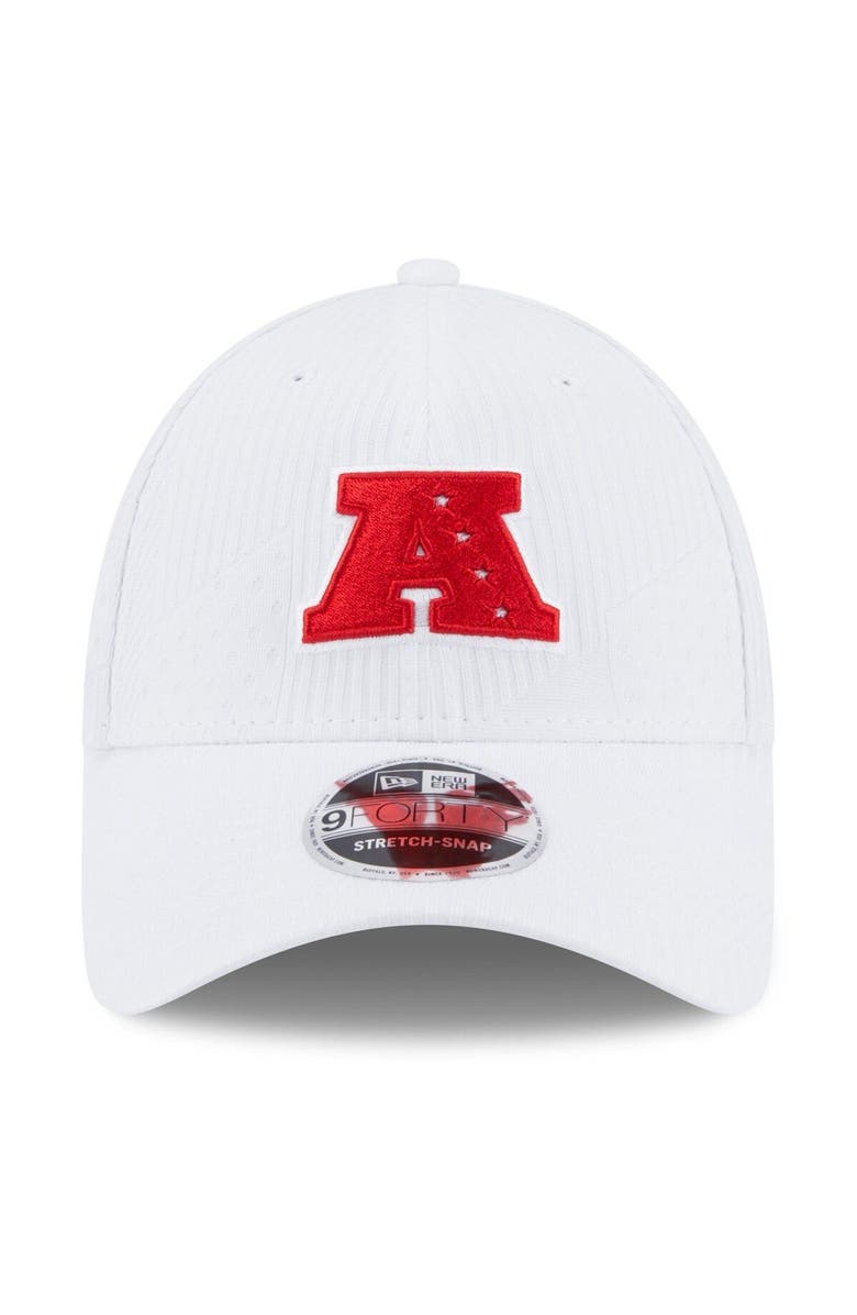 New Era Men's New Era White Buffalo Bills Pro Bowl 9FORTY Snapback Hat, Alternate, color,