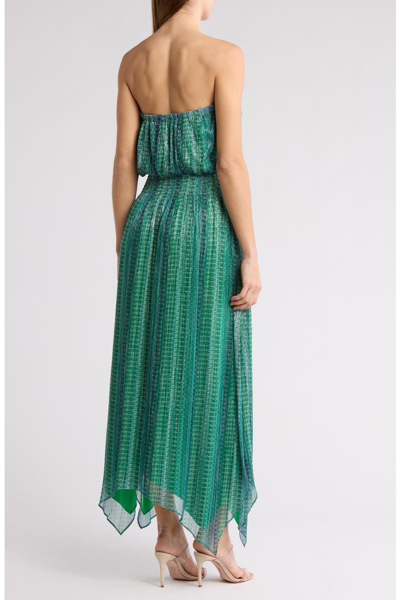 Luca Strapless Dress, Alternate, color, MEADOW GREEN WAIKIKI
