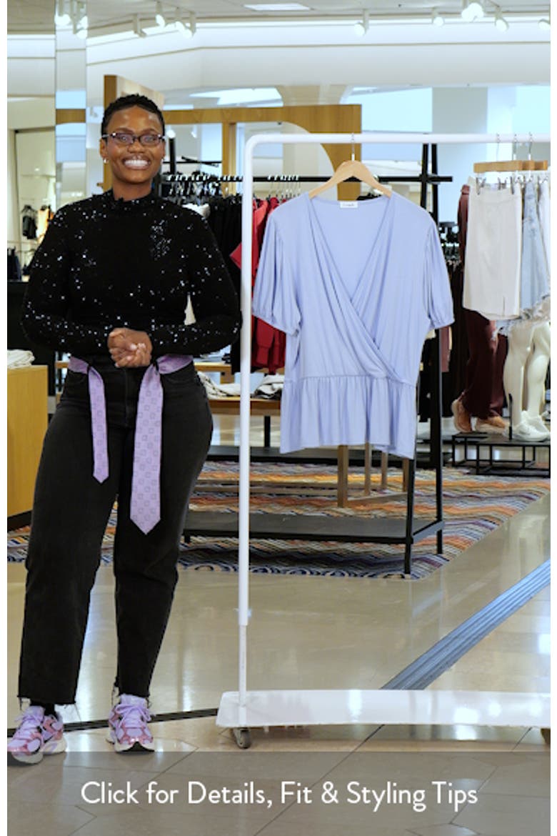 Surplice Peplum Top video