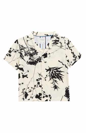 Kids' Floral Camp Shirt