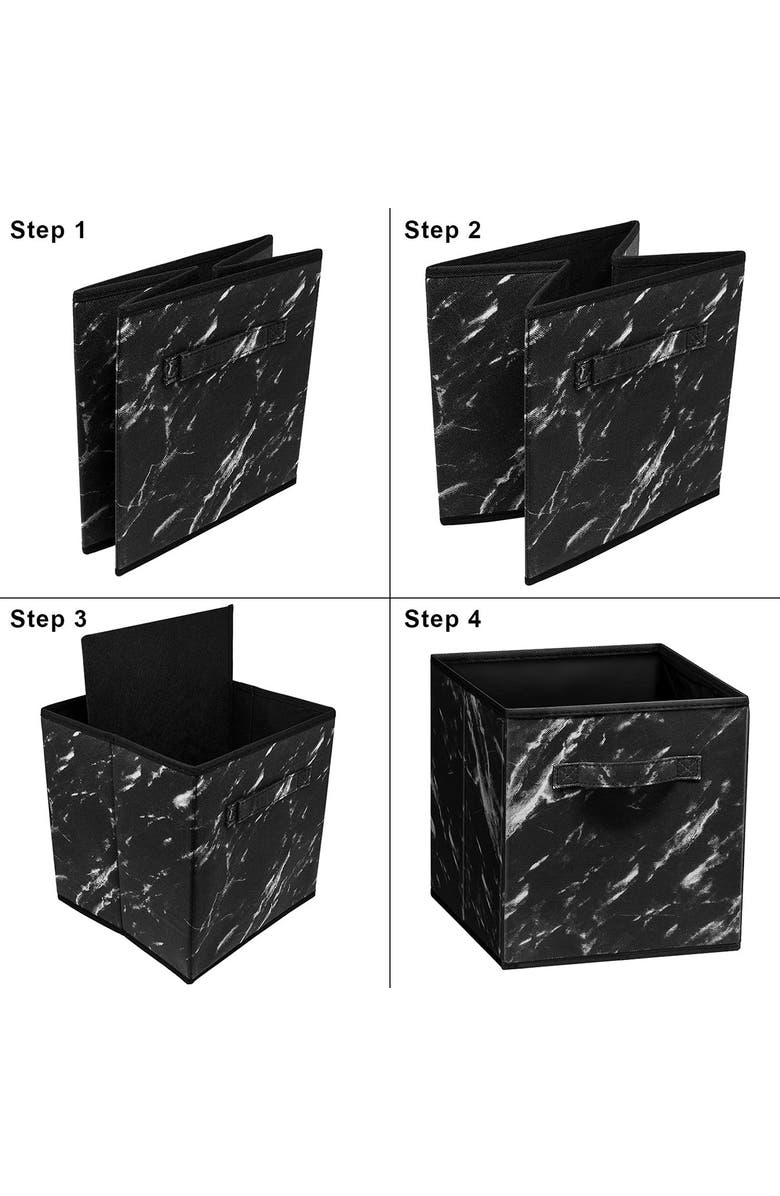 SORBUS Foldable Storage Cube - Set of 4, Alternate, color,