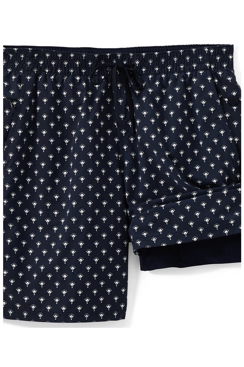 9" Volley Hydroliner Swim Trunks, Alternate, color, Radiant Navy Foulard
